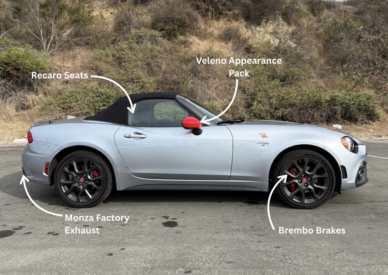 Used 2020 FIAT 124 Spider Abarth w/ Convenience Group RWD image 5