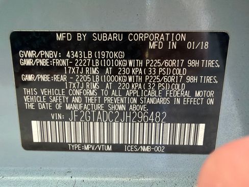 Used 2018 Subaru Crosstrek 2.0i Premium image 11