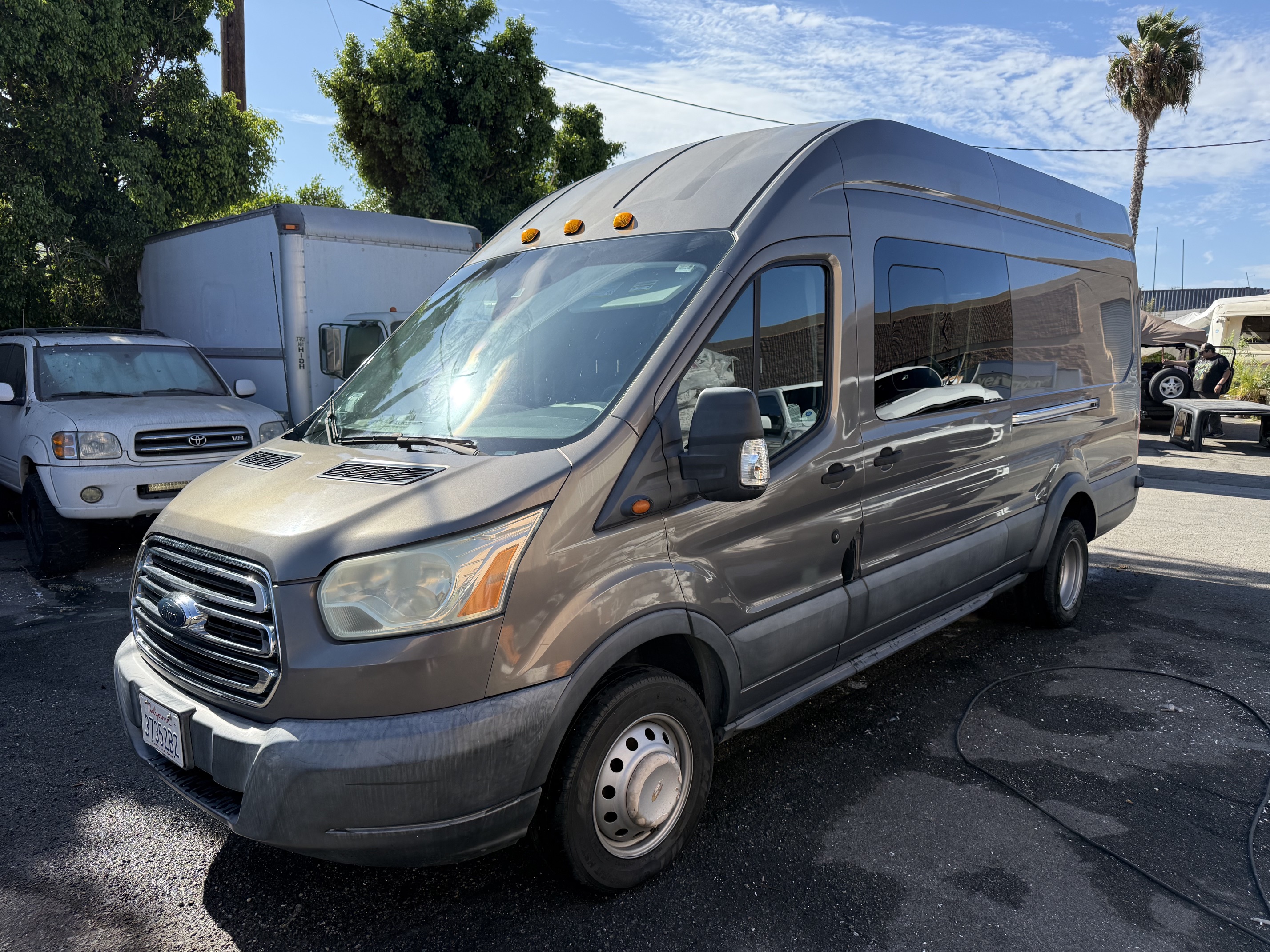 Used 2016 Ford Transit 350 148 High Roof Extended DRW w/ Interior Upgrade Package RWD image 2