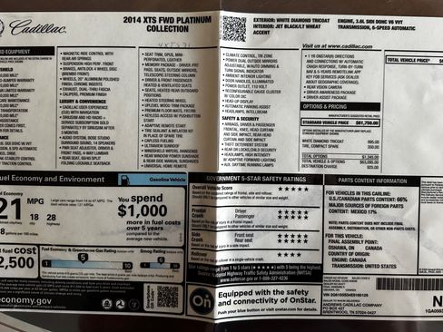 Used 2014 Cadillac XTS Platinum image 9