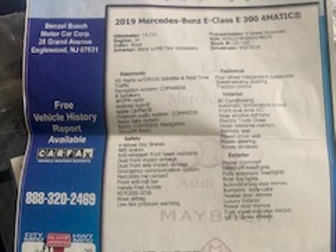 Used 2019 Mercedes-Benz E 300 4MATIC image 12