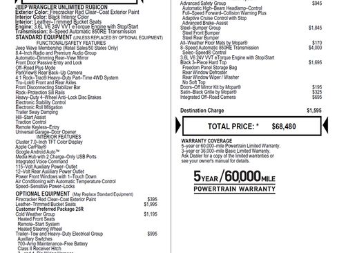 Used 2022 Jeep Wrangler Unlimited Rubicon w/ Xtreme Recon 35" Tire Package image 15