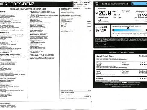 Used 2010 Mercedes-Benz E 350 Sedan image 26