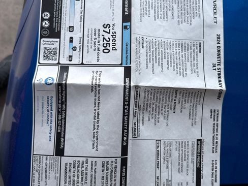 Used 2024 Chevrolet Corvette Stingray Premium Conv image 7