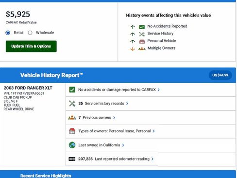 Used 2003 Ford Ranger XLT image 17