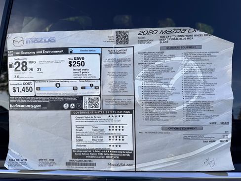 Used 2020 MAZDA CX-5 Touring image 24