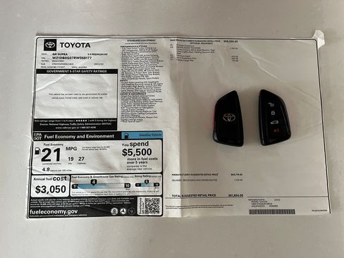 Used 2024 Toyota Supra Premium w/ Driver Assist Package RWD image 20