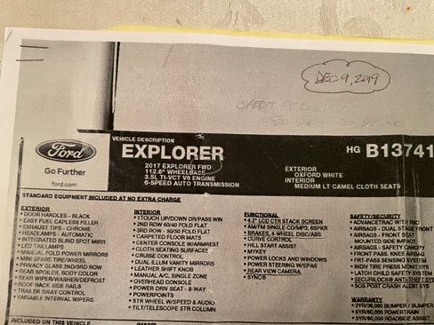 Used 2017 Ford Explorer FWD image 10