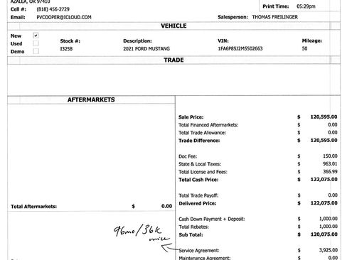 Used 2021 Ford Mustang Shelby GT500 w/ Carbon Fiber Track Pack image 13