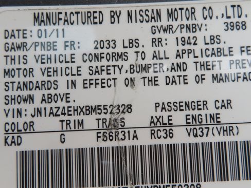 Used 2011 Nissan 370Z NISMO RWD image 10