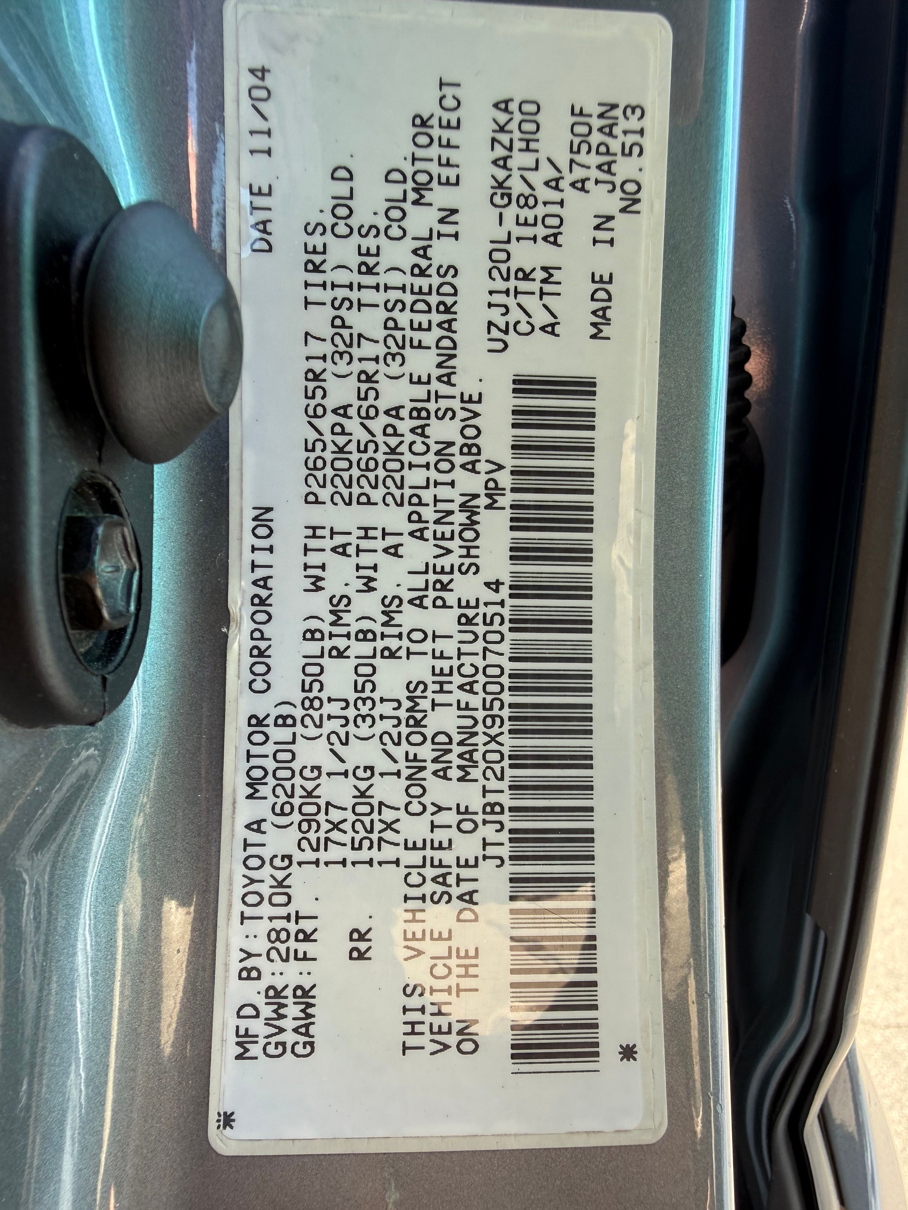Used 2005 Lexus GX 470 AWD/4WD image 6