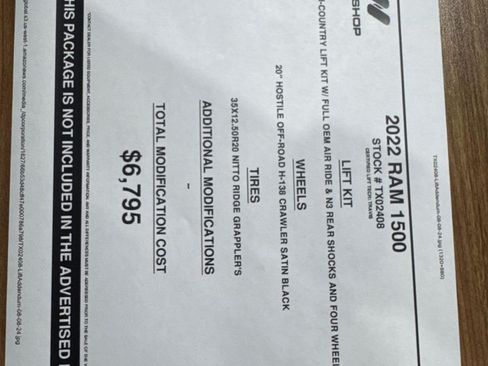 Used 2022 RAM 1500 Limited w/ (RED) Edition image 15