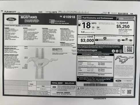 Used 2024 Ford Mustang GT Premium w/ GT Performance Package RWD image 2