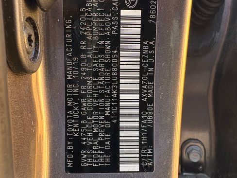 Used 2020 Toyota Camry LE FWD image 10