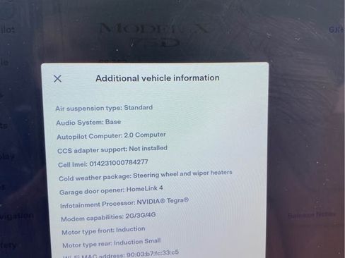 Used 2016 Tesla Model X 60D AWD/4WD image 12