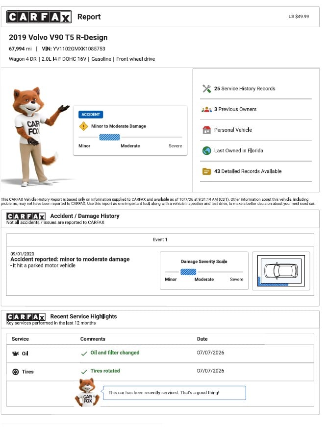 Used 2019 Volvo V90 T5 R-Design w/ Advanced Package FWD image 29
