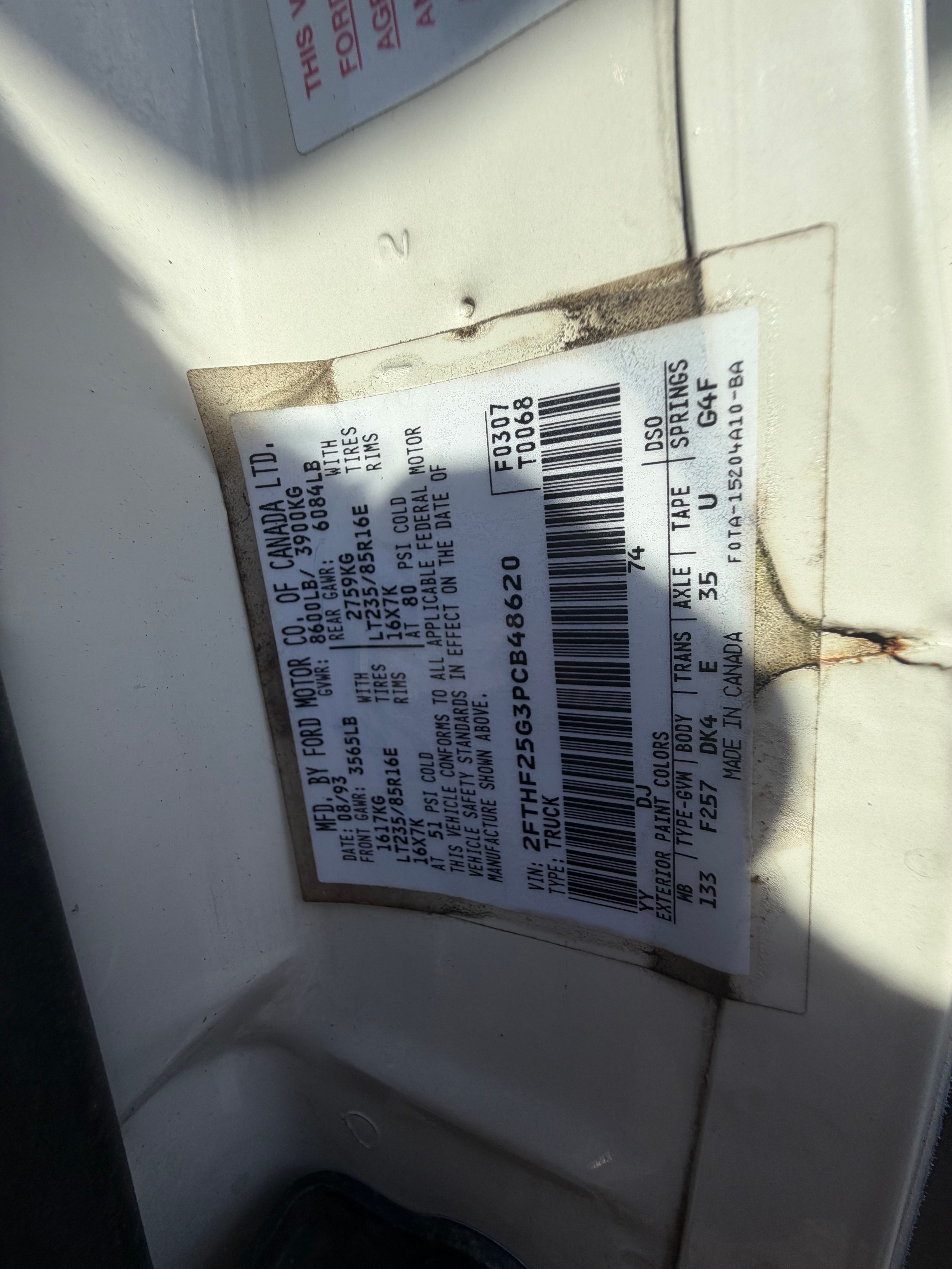 Used 1993 Ford F250 2WD Regular Cab image 26