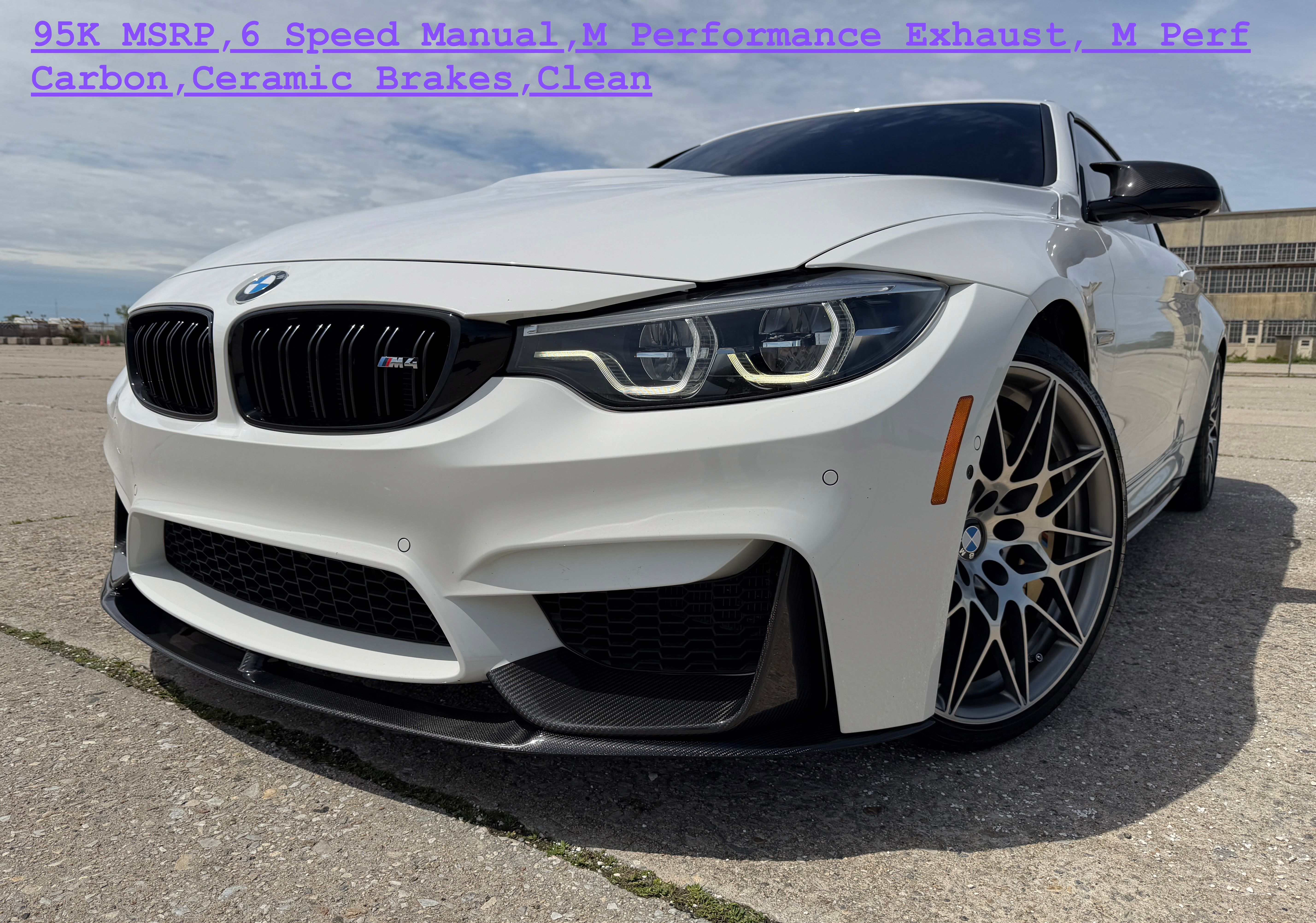 Used 2020 BMW M4 Convertible w/ Competition Package RWD image 1