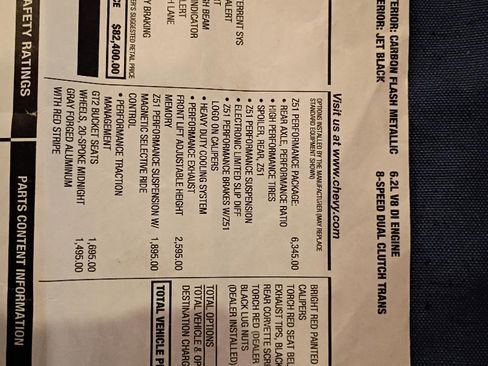 Used 2024 Chevrolet Corvette Stingray Preferred Conv w/ Z51 Performance Package image 6