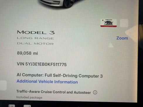Used 2019 Tesla Model 3 Long Range AWD/4WD image 18