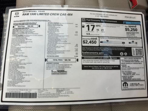 Used 2019 RAM 1500 Limited image 29