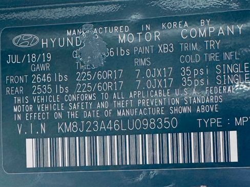 Used 2020 Hyundai Tucson SE image 1