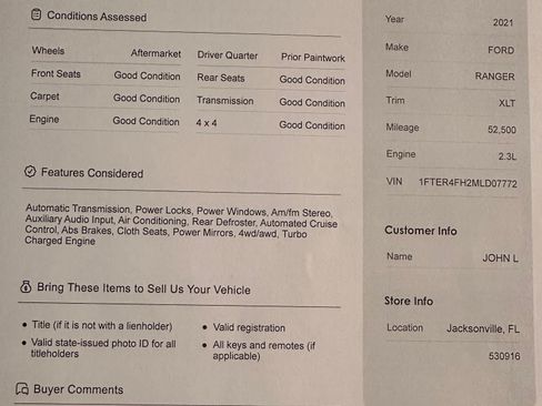 Used 2021 Ford Ranger XLT w/ Equipment Group 301A Mid image 11