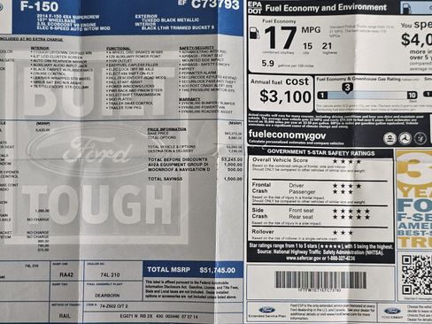 Used 2014 Ford F150 FX4 w/ Equipment Group 402A Luxury image 16