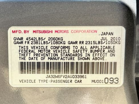 Used 2010 Mitsubishi Lancer Evolution SE image 20