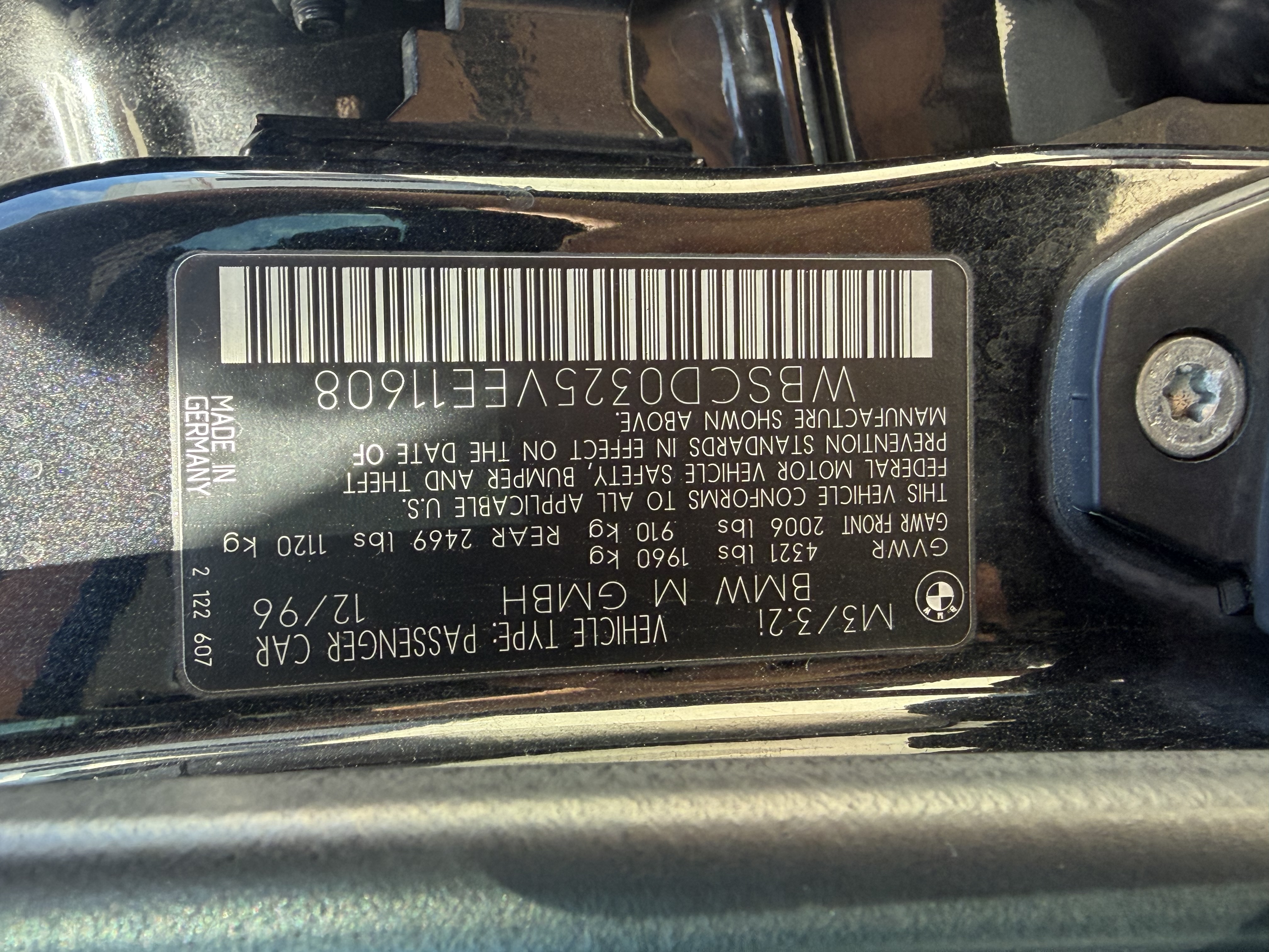 Used 1997 BMW M3 Sedan RWD image 11