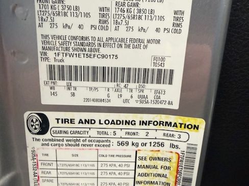 Used 2014 Ford F150 FX4 w/ Equipment Group 402A Luxury image 2