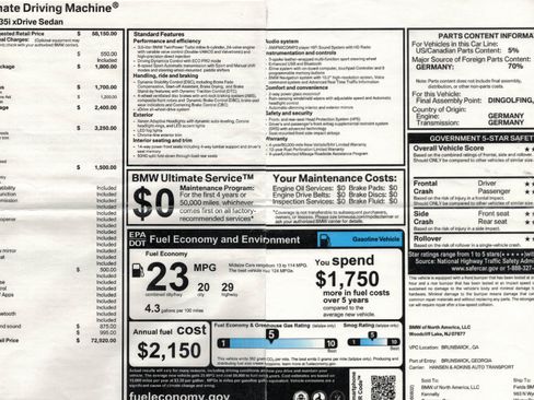 Used 2016 BMW 535i xDrive 535i xDrive Sedan 4D image 5