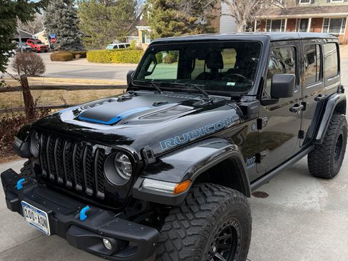 Used 2021 Jeep Wrangler Unlimited Rubicon 4xe w/ Steel Bumper Group image 1