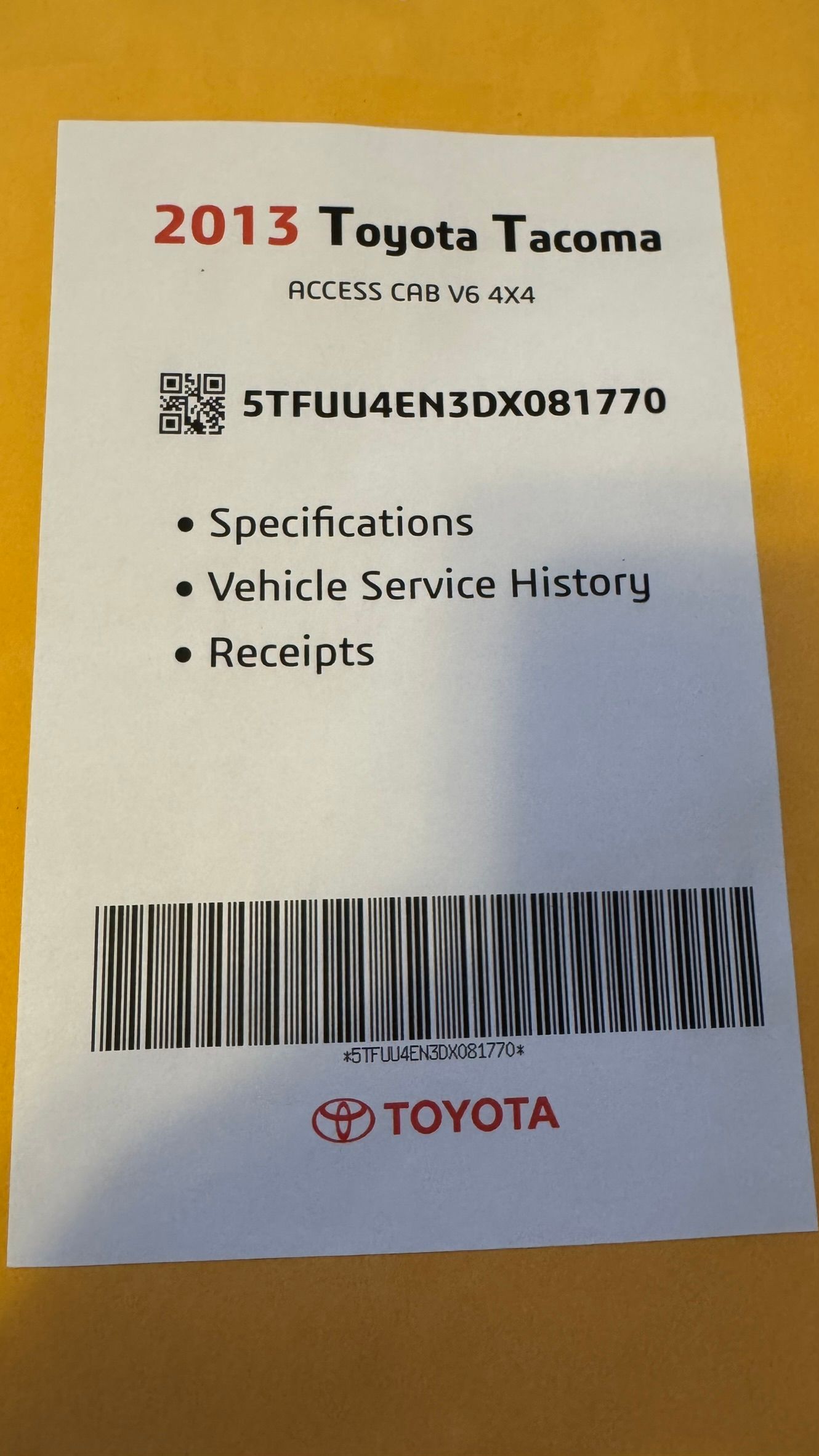 Used 2013 Toyota Tacoma 4x4 Access Cab V6 w/ TRD Off-Road Pkg image 29