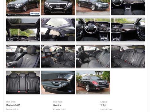 Used 2016 Mercedes-Benz Maybach S 600 image 1