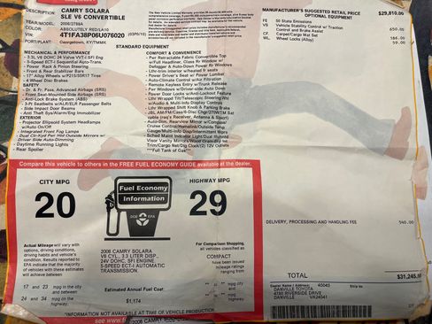 Used 2006 Toyota Solara SLE image 10