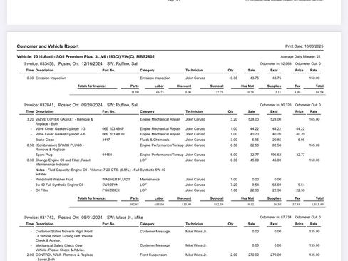 Used 2016 Audi SQ5 Premium Plus w/ Technology Package AWD/4WD image 31