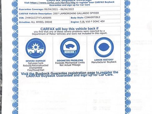 Used 2007 Lamborghini Gallardo Spyder image 26