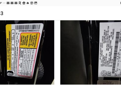 Used 2021 Ford F450 Platinum w/ Snow Plow Prep Package image 18