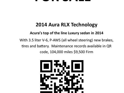 Used 2014 Acura RLX w/ Technology Package image 10