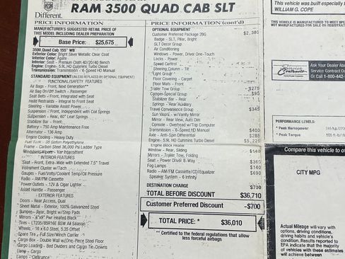 Used 2001 Dodge Ram 3500 Truck 2WD Quad Cab image 21