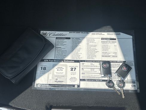 Used 2010 Cadillac CTS Luxury RWD image 12
