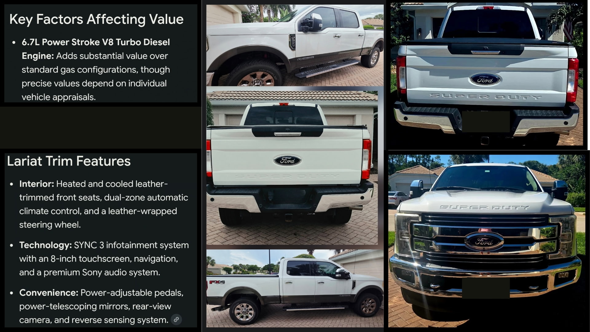 Used 2017 Ford F250 Lariat w/ Chrome Package AWD/4WD image 8