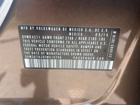 Used 2015 Volkswagen Jetta S image 12