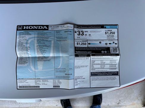 Used 2020 Honda Accord EX image 28