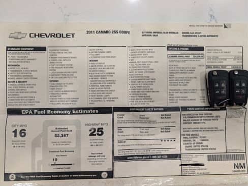 Used 2011 Chevrolet Camaro SS w/ RS Package RWD image 22