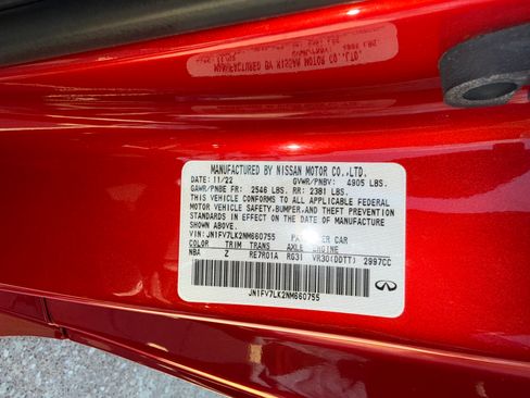 Used 2022 INFINITI Q60 Red Sport 400 w/ Proactive Package image 27