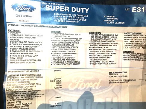 Used 2020 Ford F250 Lariat AWD/4WD image 12