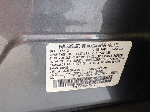 Used 2013 INFINITI EX37 Journey w/ Premium Pkg RWD image 15