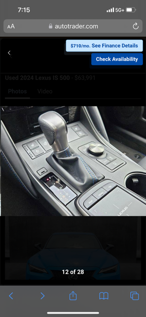 Used 2024 Lexus IS 500 w/ Special Appearance Package RWD image 9